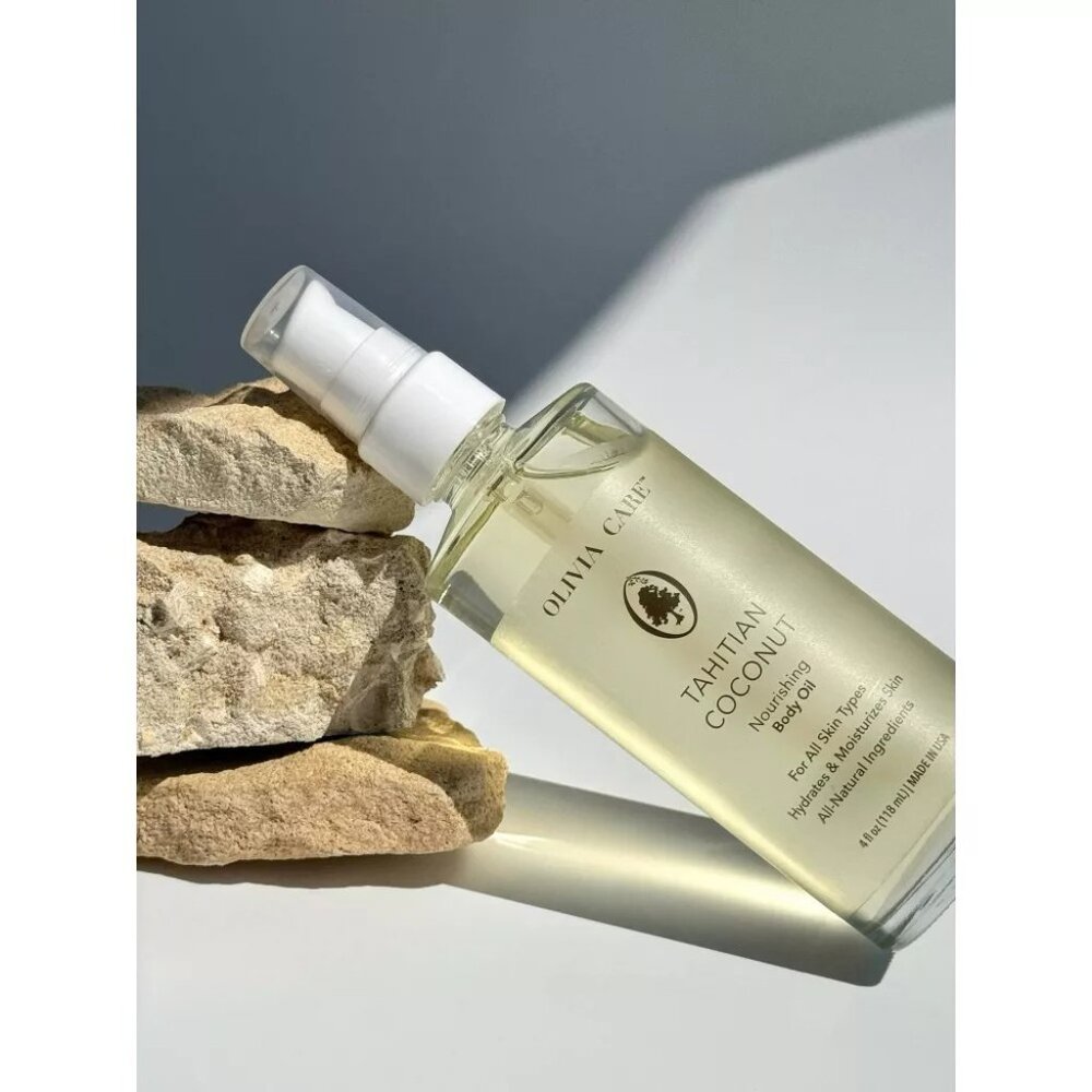 OLIVIA CARE Tahitian Coconut Nourishing Body oil 4 fl oz NEW